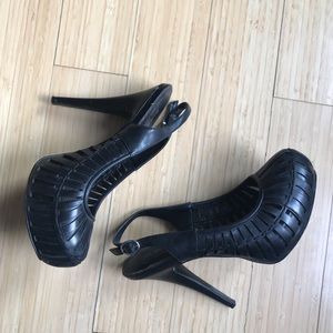 BCBG Platform Slingback Pumps